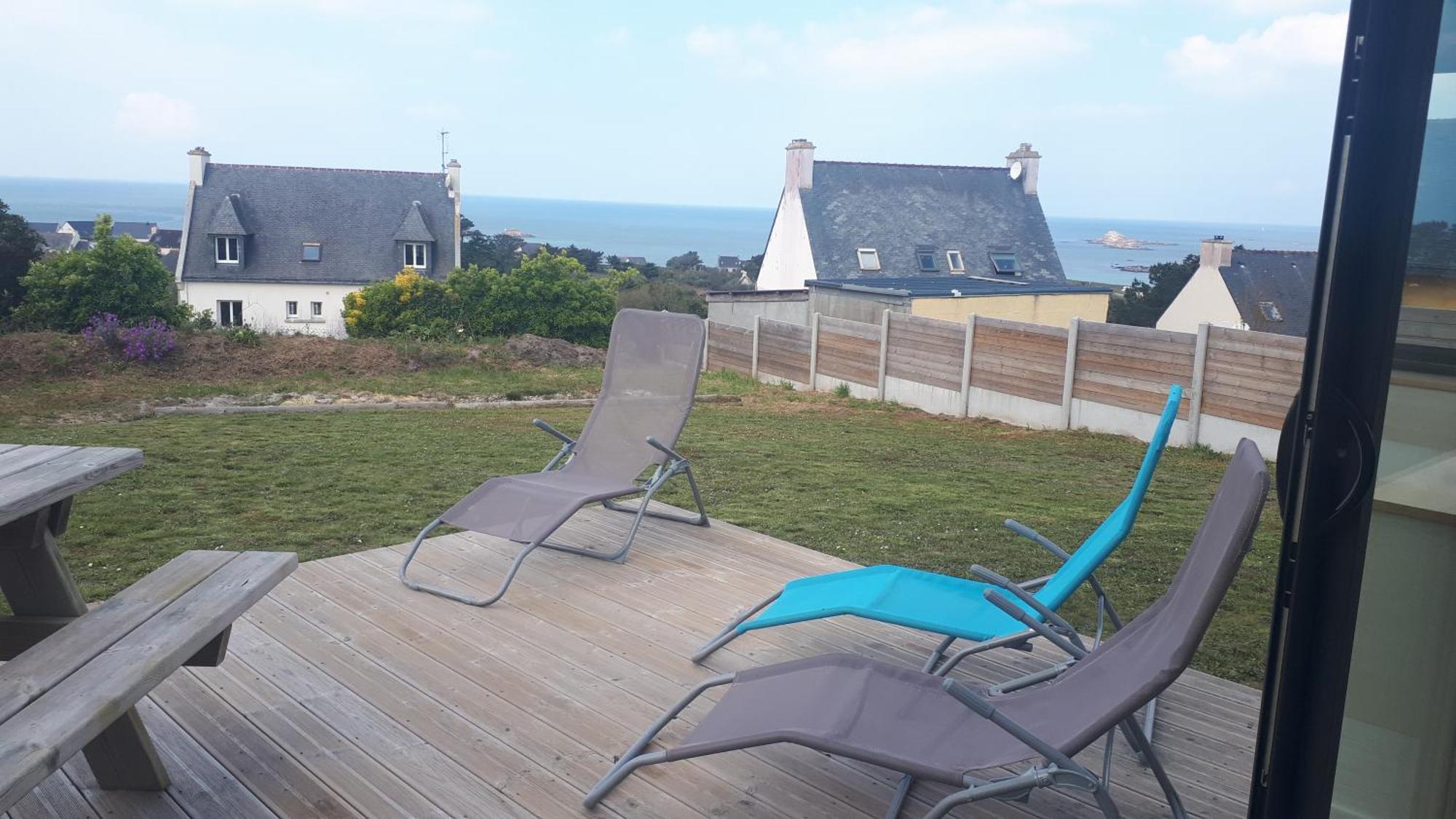 Maison Proche Du Phare De Trezien Vue Mer Plouarzel Exterior foto